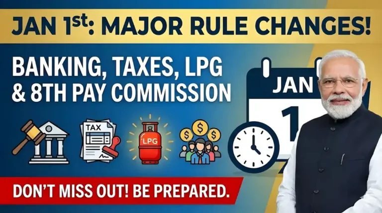 New 2026 Rules Huge Changes to LPG, Petrol, Diesel, Banks & 8th Pay Commission Fact Check
